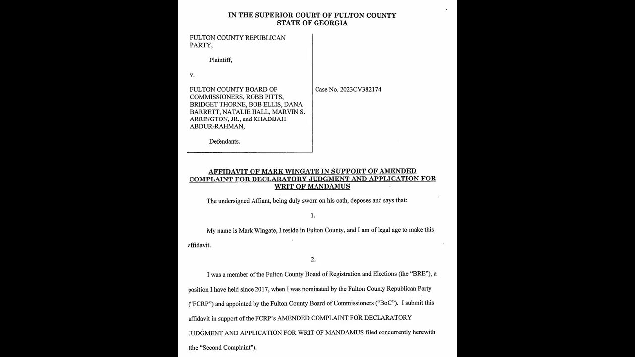 Trump Won: Fulton Co Board Of Elections Told No Signature Verification Done On 2020 Absentee Ballots