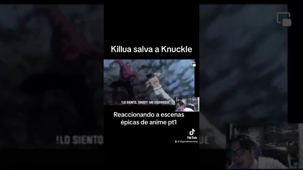 Killua salva a Knuckle