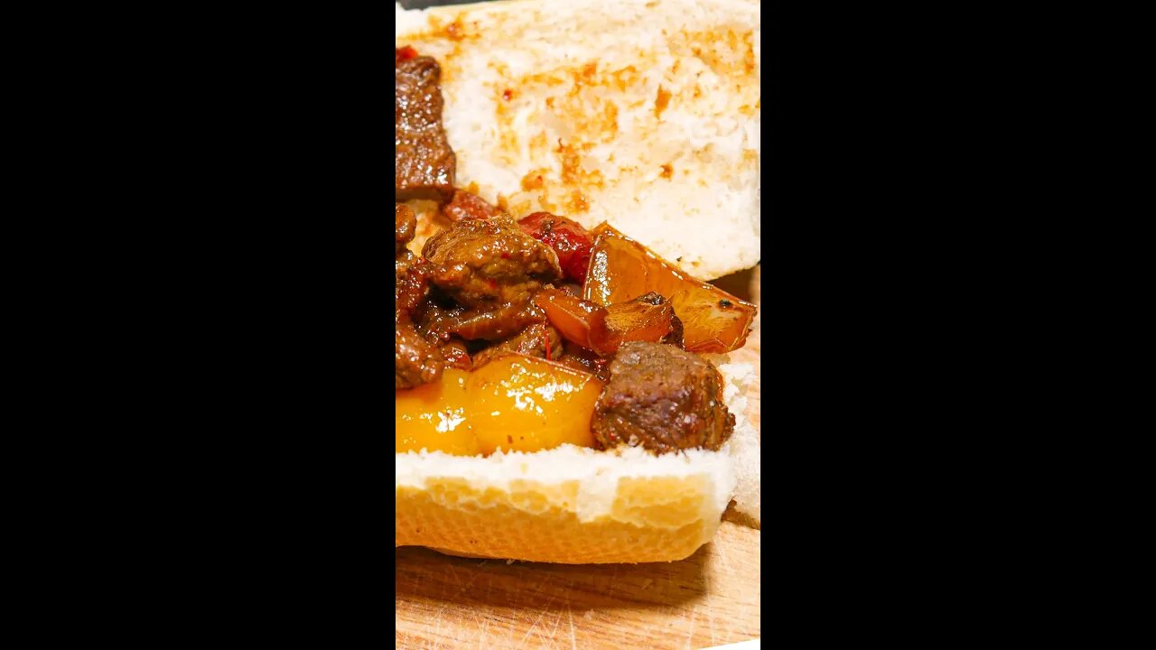 DELICIOUS MEAT SANDWICH IDEA! #shorts #VilmaKitchen