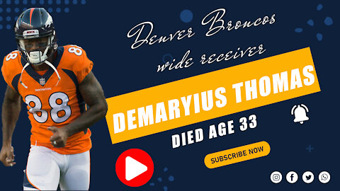 Reh Dogg's Random Thoughts - Demaryius Thomas Died Age 33