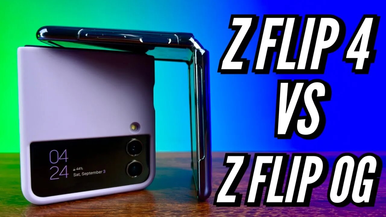 Z Flip 4 vs Z Flip OG Original Edition Camera Comparison