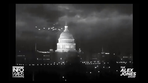 HISTORIC FOOTAGE: Watch UFOs Swarm The US Capitol In 1953 