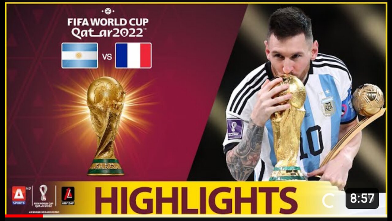 FIFA | ARGENTINA VS FRANCE| FINAL HIGHLIGHTS | MESSI VS MBAPPÊ