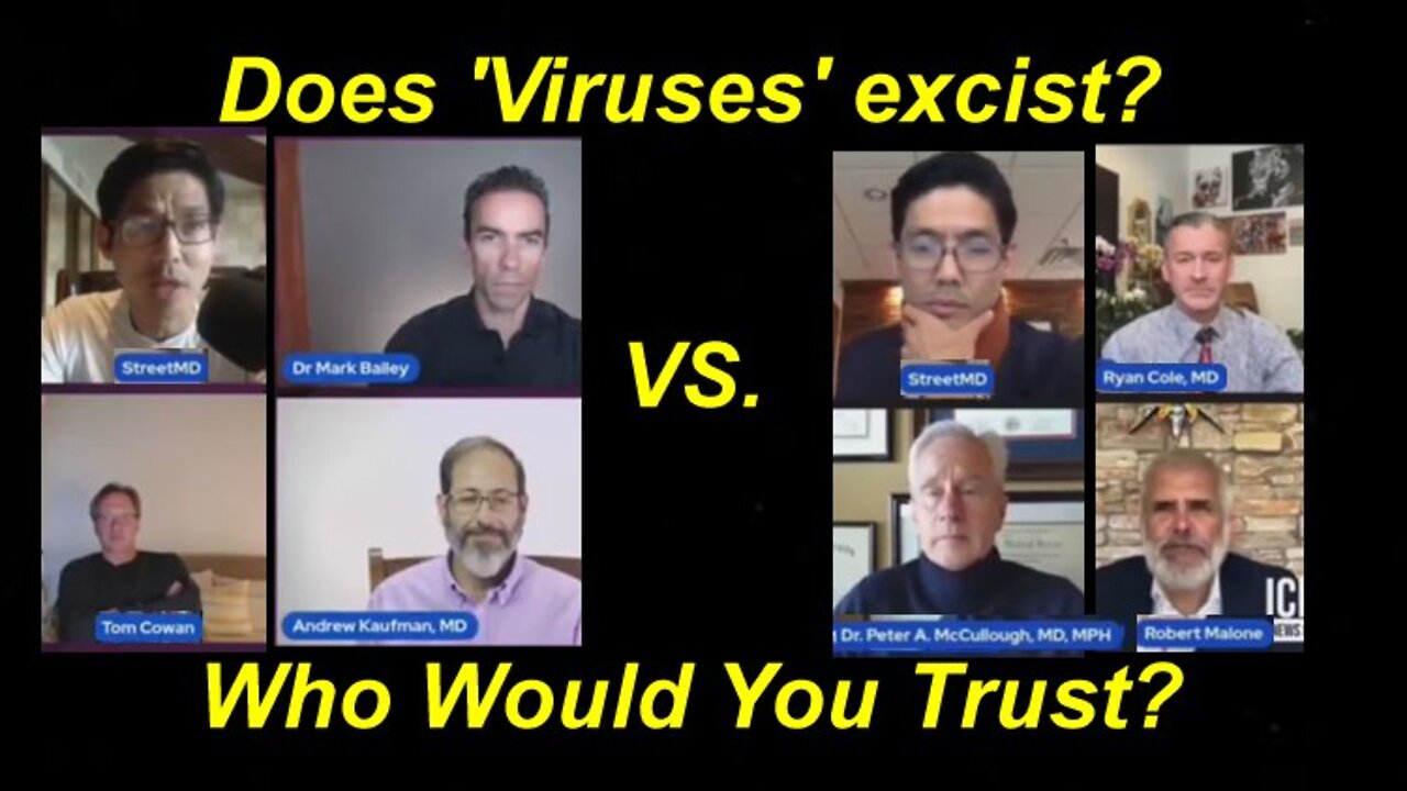 Dr Cowan, Kaufman and Bailey debunk Dr Malone, McCullough, Cole's claims that 'Viruses' exists!