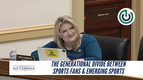 Rep. Cammack On The Generational Divide Between Sports Fans & Emerging Sports