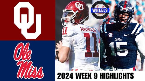 Oklahoma vs #18 Ole Miss | Full Game Highlights | 2024 College Football Highlights