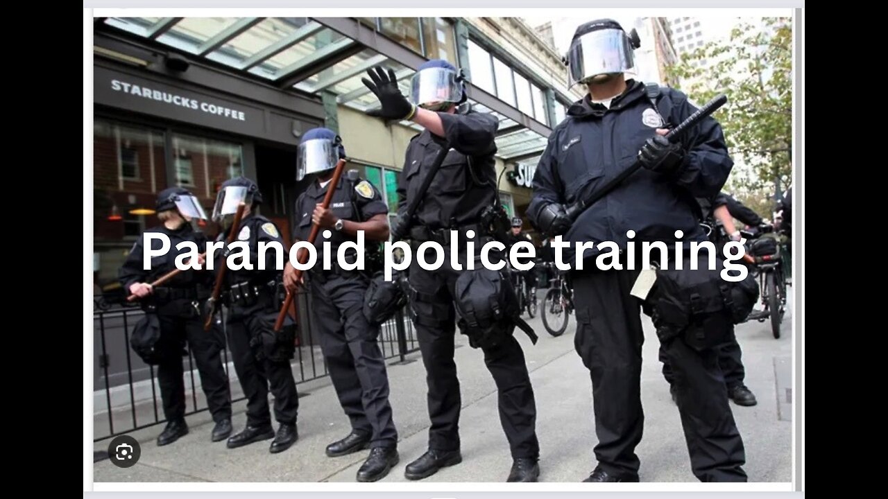 police training pounded in their heads to fear the public, it must change to this like on this video