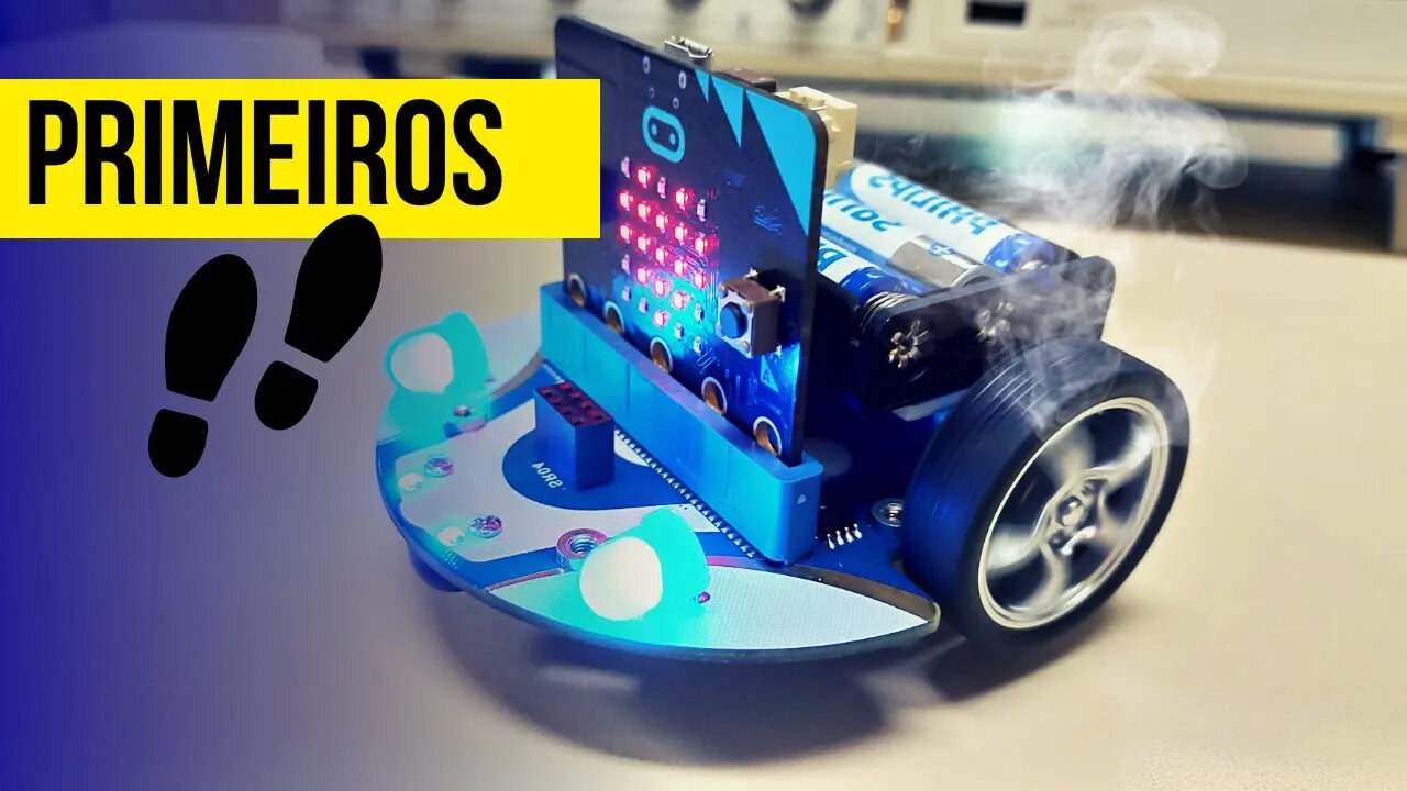 O Cutebot: DESBLOQUEIE sua criatividade e imaginação! Primeiros Passos com Microbit.