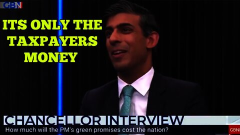 Rishi Sunak Admits Their Green Agenda Will Cost Us All Trillions During First GB News Interview