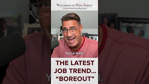 The Latest Job Trend…”Boreout”