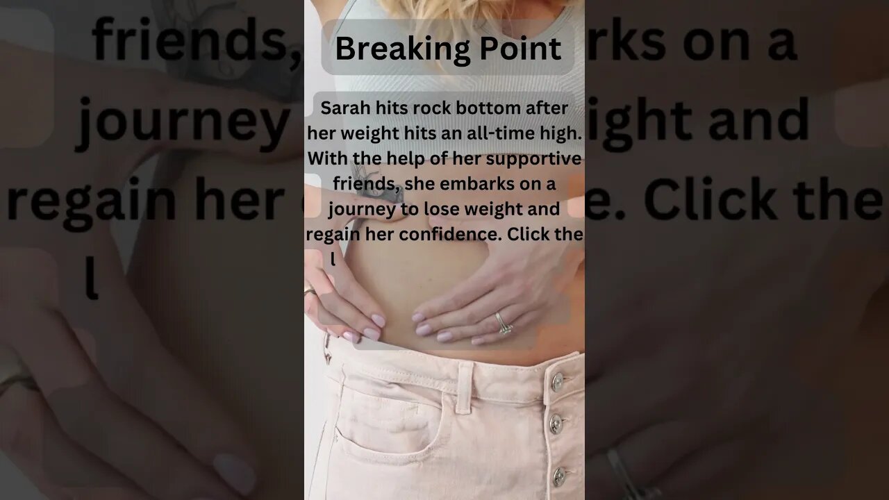 Sarah hits rock bottom then she did this to lose weight #motivation #weightloss