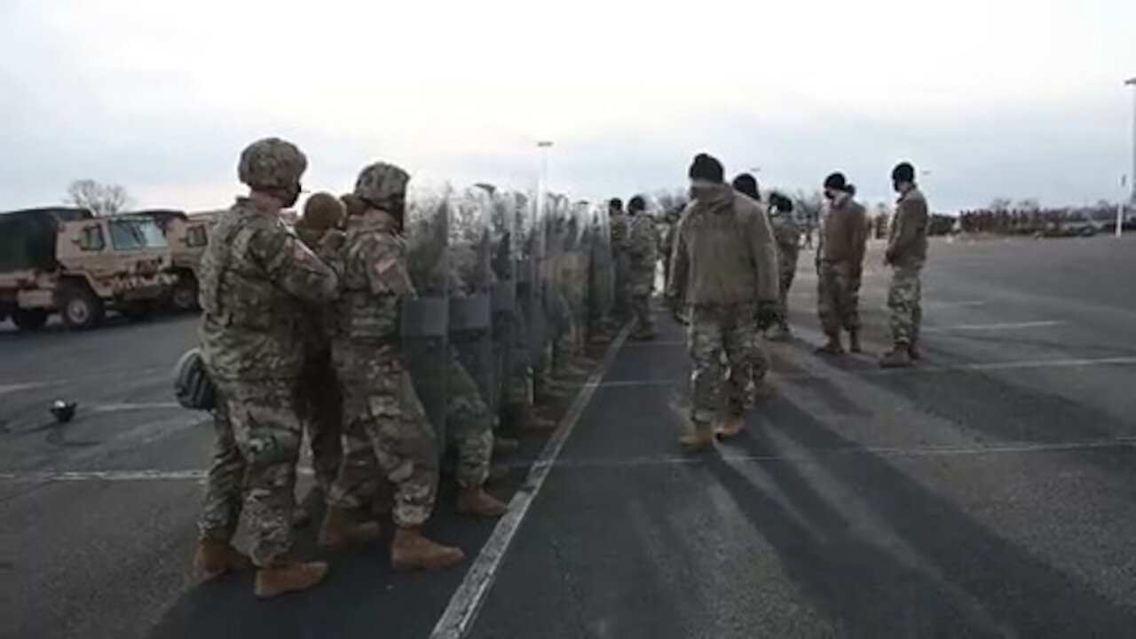 North Dakota Army National Guard Civil Disturbance Training in D.C.