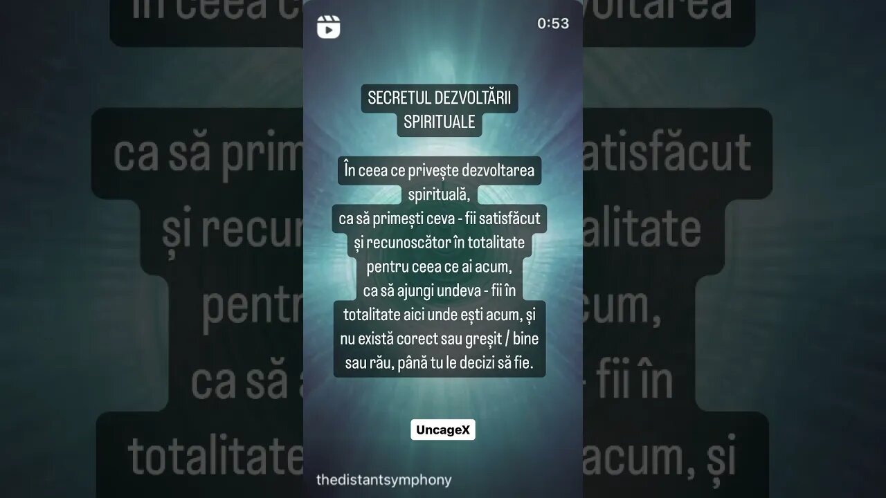 Secretul dezvoltării spirituale