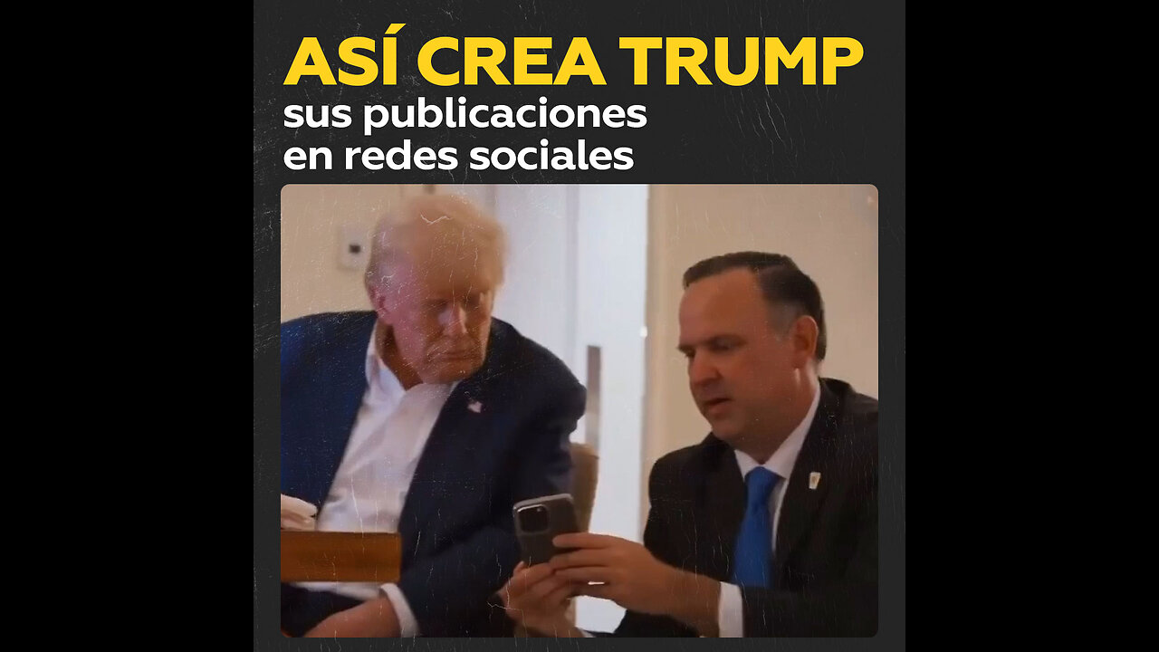 Así crea Trump sus publicaciones en redes sociales