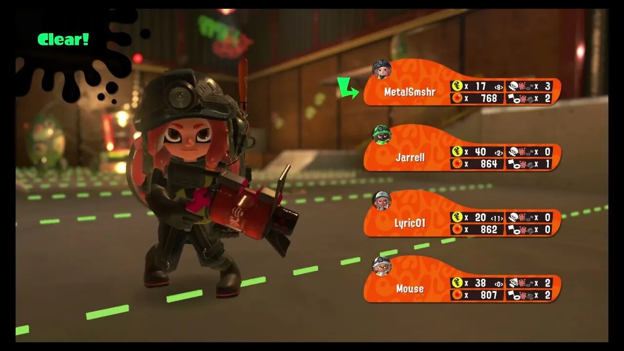 Splatoon 3 - Badge Get: 10 Horrorboros Kills (Spawning Grounds Salmon Run, EVP 300)