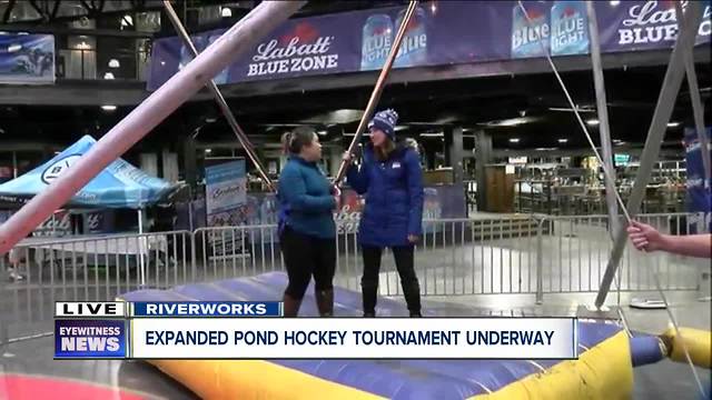 11th Labatt Blue Pond Hockey tournament offers family fun