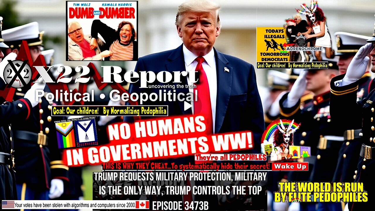 Ep. 3473b - Trump Requests Military Protection, Military Is The Only Way, Trump Controls The Top