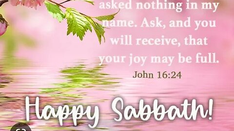 Happy Sabbath And Stuff