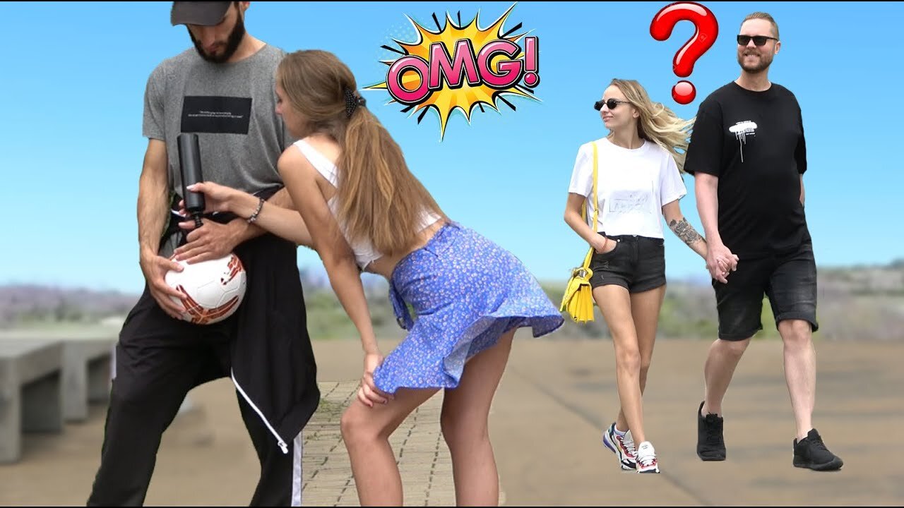 EPIC BALL PUMP PRANK - Shocking Moments