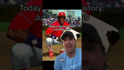 TODAY IN SPORTS HISTORY: 7/28/1989 #shorts