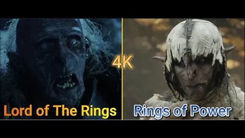 Orc Comparison - Rings of Power & Lord of The Rings