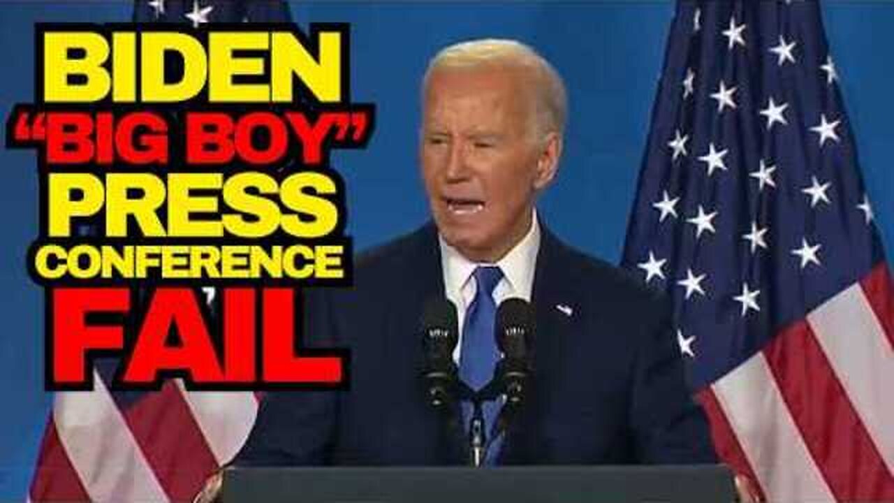 Biden Big Boy Press Conference Is What You Expected