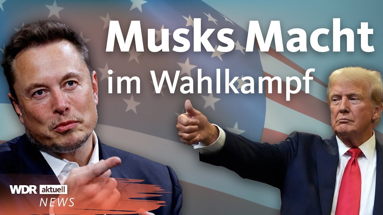 Elon Musk: So hilft er Donald Trump im US-Wahlkampf | Aktuelle Stunde