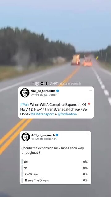 Trucker Demand Expansion Of Trans Canada Highway