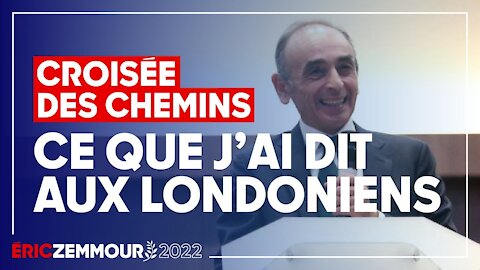 Eric Zemmour en conférence à Londres