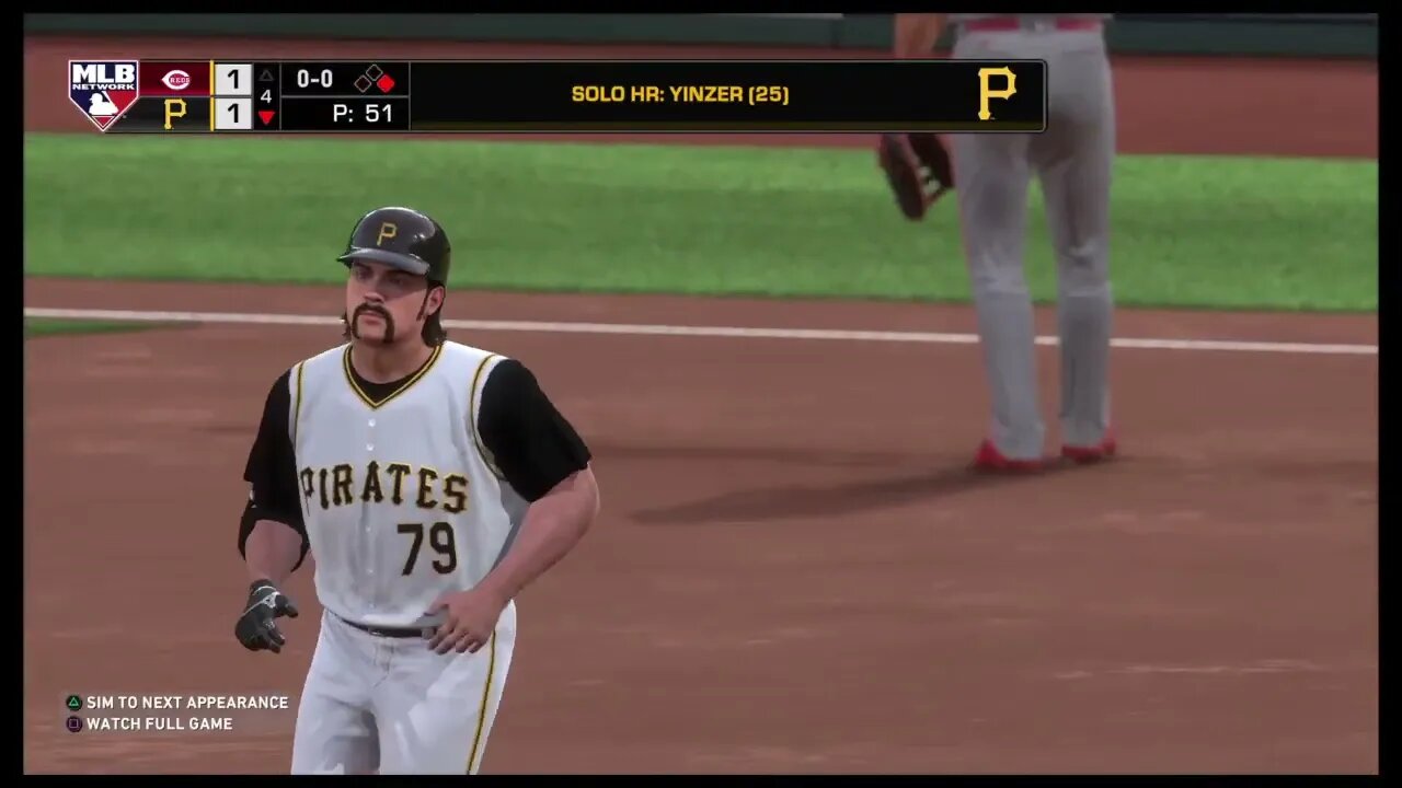 E:1209 23-04-27- Cingrani Hangs A Curve; Super Joe Home Run Wakes Harry Caray! (25)(557)(392 feet)