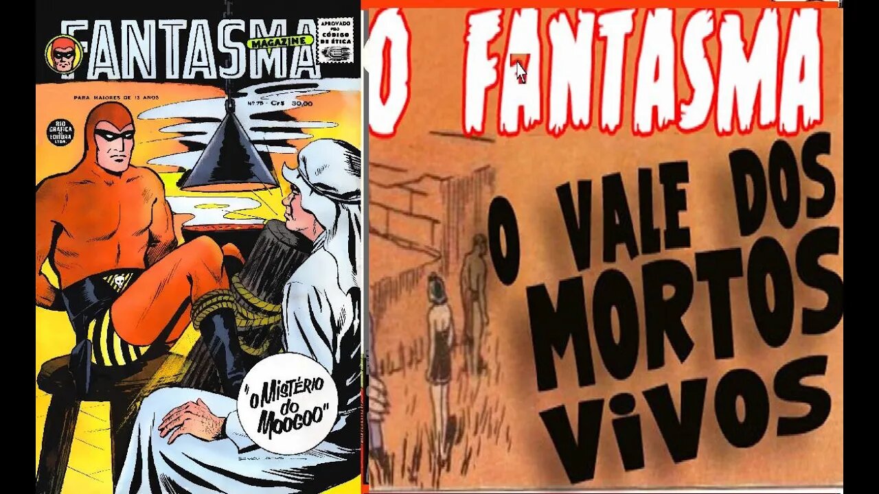 O FANTASMA 75 EM OMISTERIO DE MOO #gibi #comics #quadrinhos #hitorieta #museusogibi