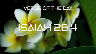 October 7, 2022 - Isaiah 26:4 // Verse of the Day