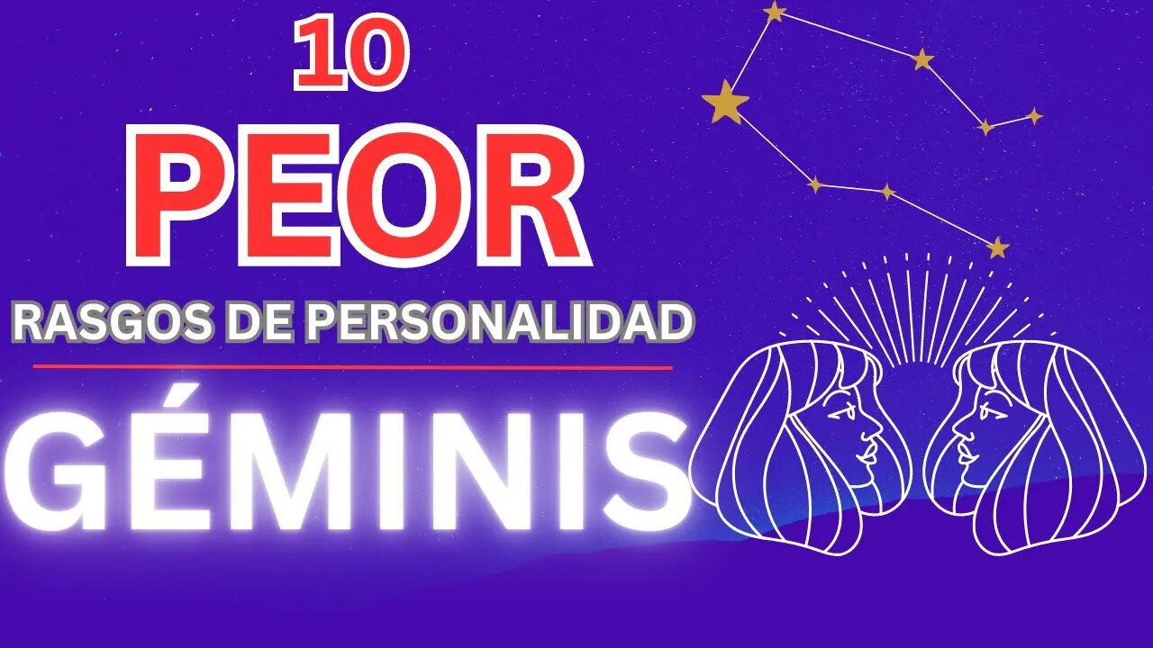 Más Allá de la Superficie: Explorando los 10 Peores Rasgos de ♊️ Géminis #gemini #astrology #zodiac