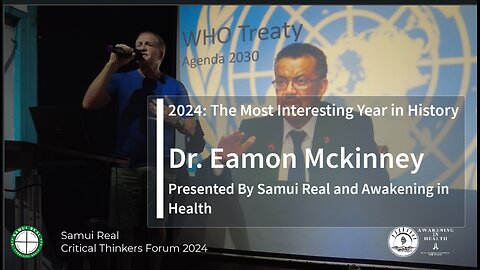 Samui Real presents Eamon McKinney 2024: The Most Interesting Year in History and the Trump Shooting