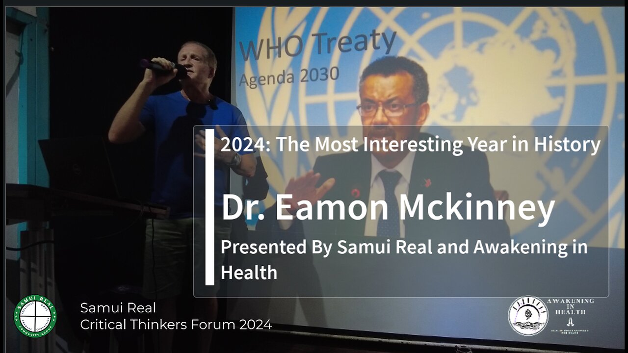 Samui Real presents Eamon McKinney 2024: The Most Interesting Year in History and the Trump Shooting