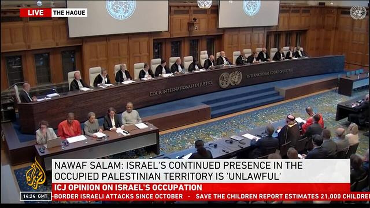 World Court Says Israel’s Presence In Palestinian Territories Is Illegal