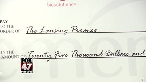 Lansing company donates $25,000 to Lansing Promise