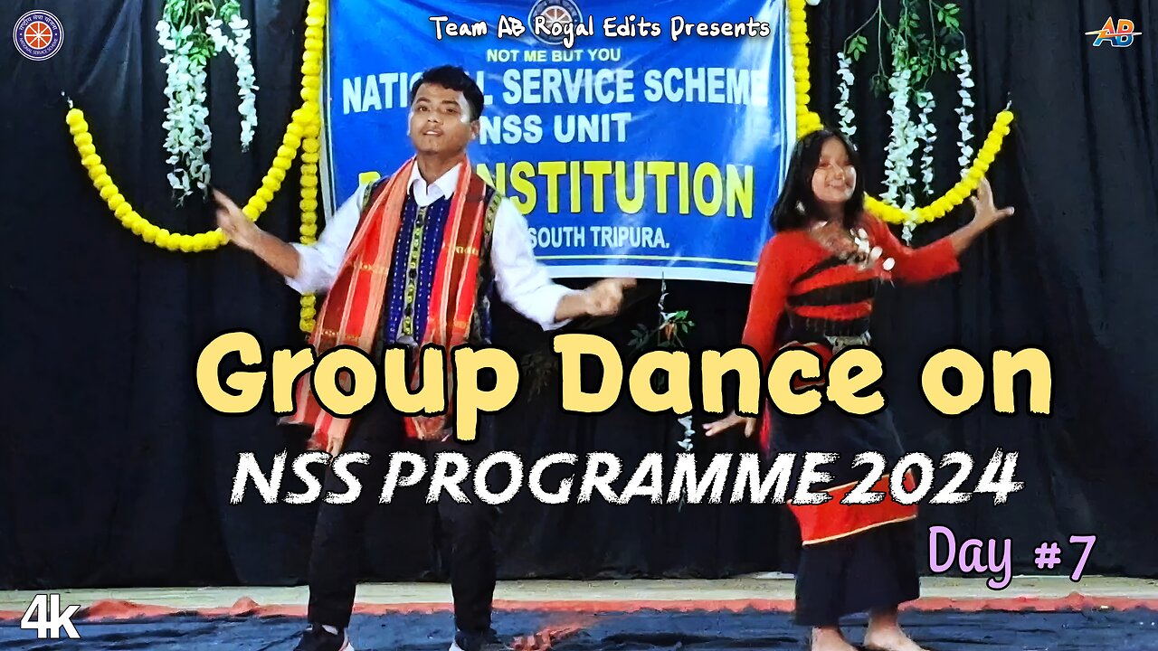 Group dance Performance on NSS 2024 | BKI | Day 7 | AB Royal Edits