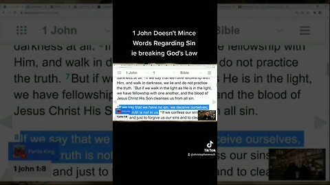 If We Say We Have No Sin (in the past)...