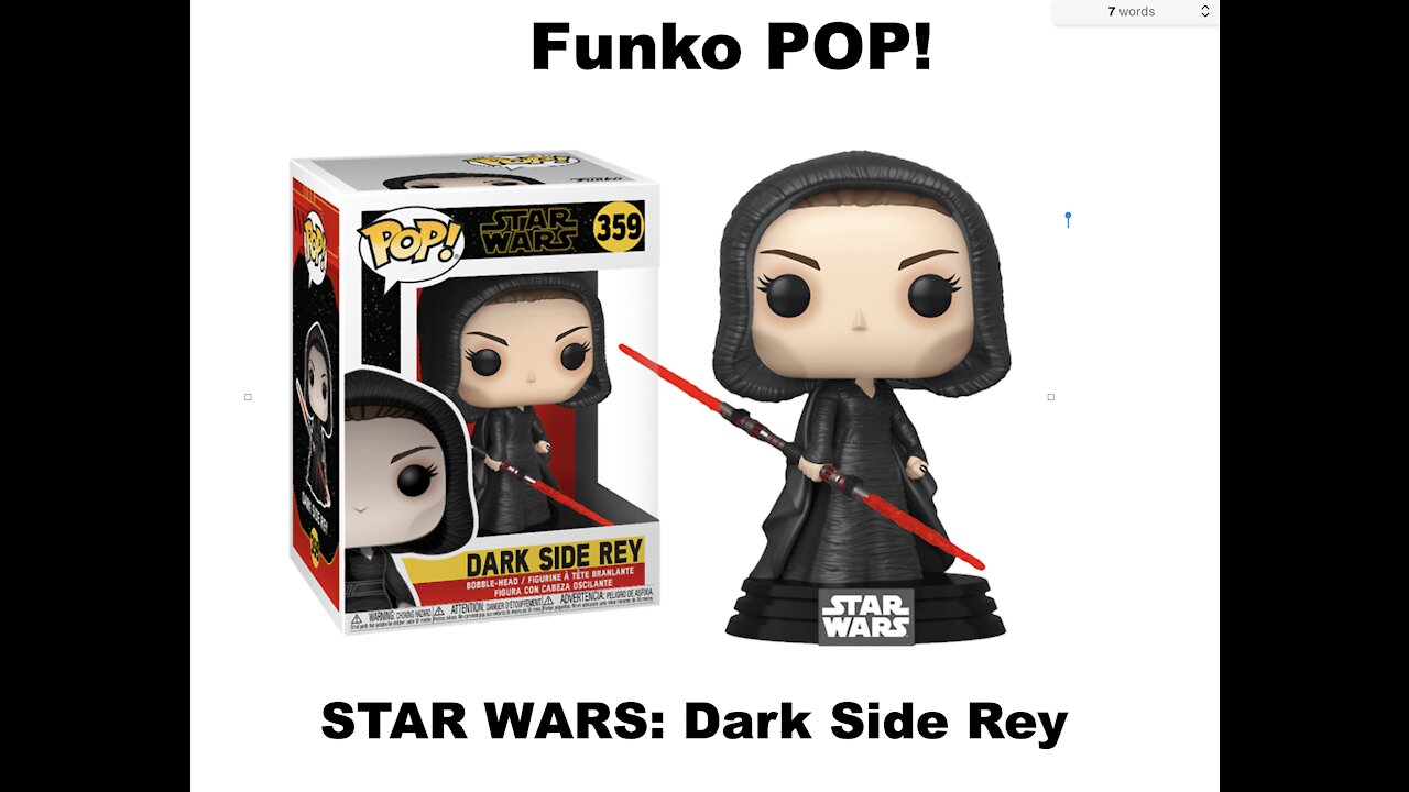 Funko Pop Dark Side Rey unboxing!