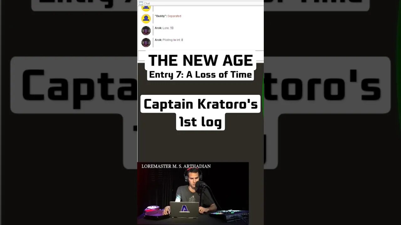 Arok opens the Captain logs first... #ttrpg #scifi #shorts #tabletoprpg #reborninpowerrpg