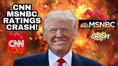 TRUMP Destroys CNN And MSNBC As Ratings CRASH