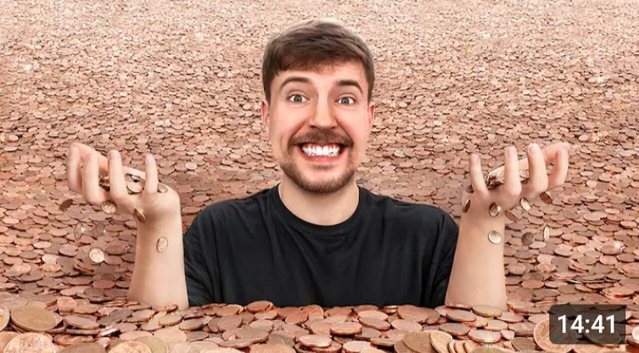 I put millions of pennies in my friend backyard