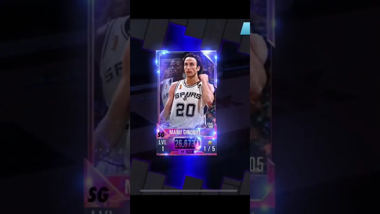 Pulling Manu Ginobili Dark Matter from H2H packs!! #nba2kmobile