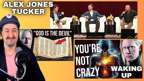 Alex Jones Tucker Carlson/ God Is Evil?/ Waking Up To Reality