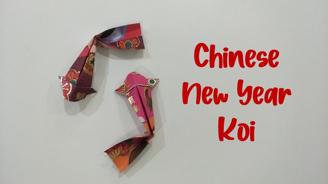 How to Make Origami Koi - Chinese New Year