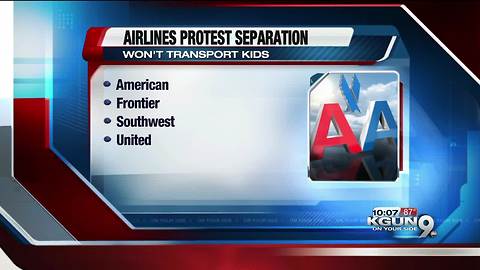 Airlines ask US not to put migrant children on flights