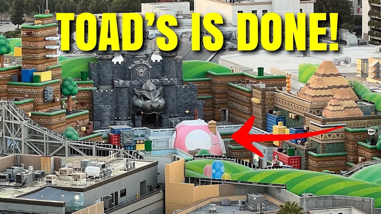 Toads Is Finished! Super Nintendo World! Universal Studios Hollywood!