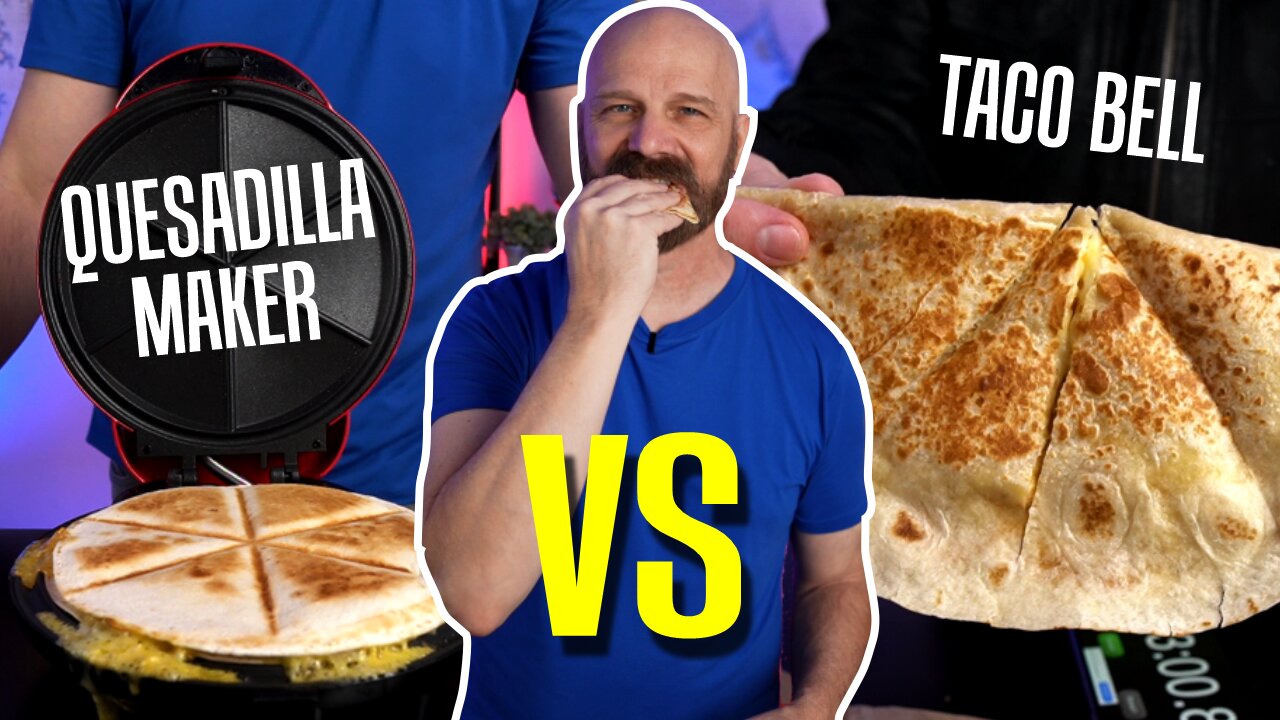 Amazon Quesadilla Maker vs Taco Bell!