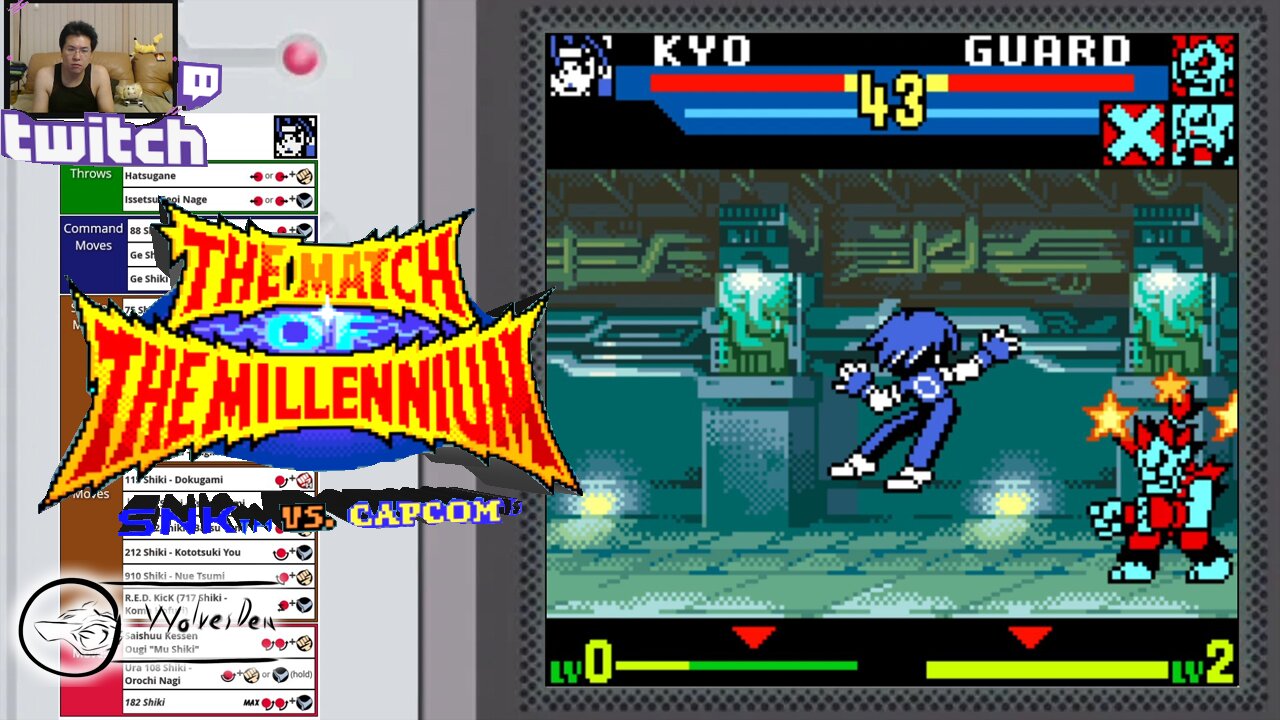 (NeoGeo Pocket Color) SNK vs. Capcom Match of the Millennium - 02-1 - Kyo (bad ending) - Lv Gamer